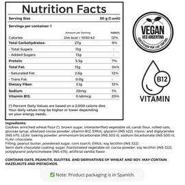 Vegan Sandwich Cookie Alfajores Variety Pack – Gluten-Free, Plant-Based | 18 x 42 g | Animal Kind (Peanut Butter – Dark Chocolate)