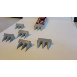 Hot Wheels Gasland, MadMax, Aggressive Front Rams for custom hotwheels 1/64 scale.