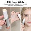 2 in 1 White Korean Color Changing Foundation Stick with