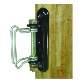 Field Guardian Wood Post Polytape Corner/End Insulator, 2-Inch, Black