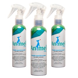 3 Piezas Animel Loción – Aceite Esencial Natural para Alivio Muscular y Cuidado de Piel en Animales – Ideal para Perros, Gatos y Más – 125 ml