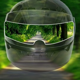 2P Anti-fog Waterproof Riding Motorcycle Film Helmet / 2P 김서림방지 방수 라이딩 오토바이 필름 헬멧