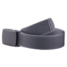ZERO WHITE Inc. Waist Belt 1.5 inches (38 mm) Wide [Made in Japan] For Self-Defense Forces J.S.D.F., gray