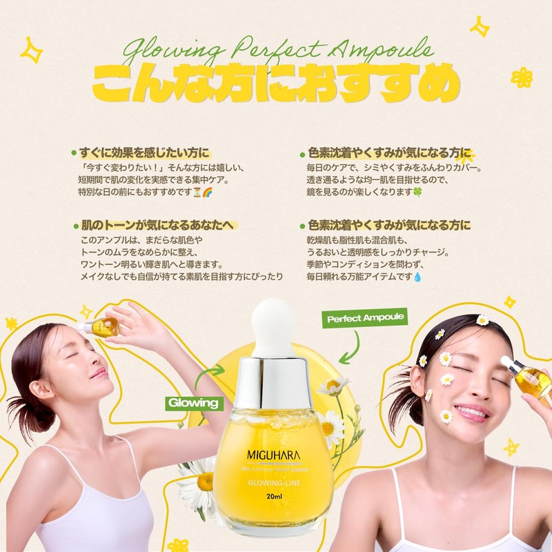 MIGUHARA Ultra Glow Wing Perfect Ample, 0.7 fl oz (20