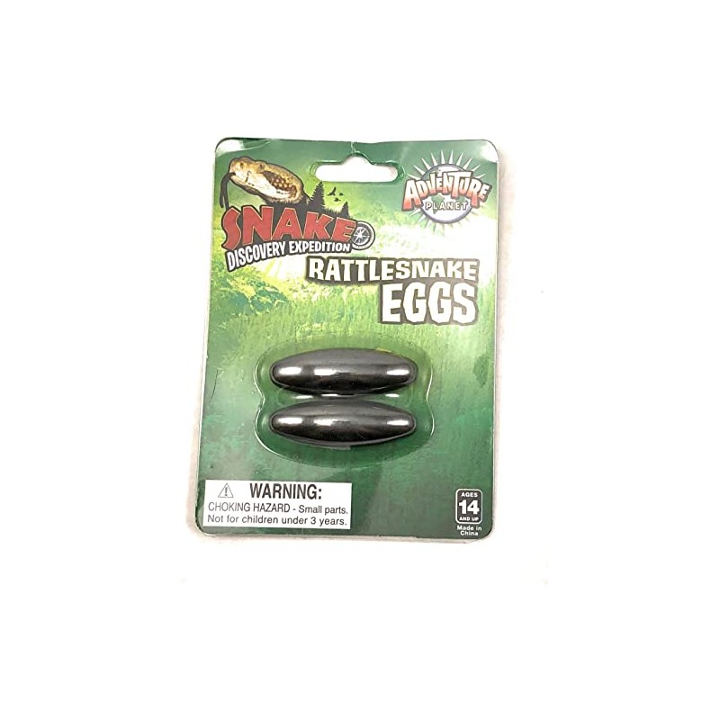Rhode Island Novelty Large Singing Rattle Snake Eggs - Buzz