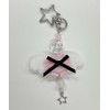 Wigo Ribbon Angel Keychain for Women, Pink