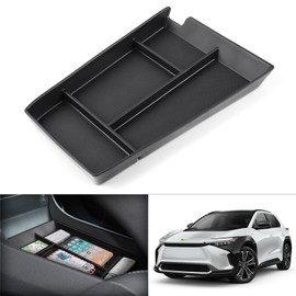 Autorder Center Console Bottom Organizer for 2023 2024 2025 Toyota bZ4X/ Subaru Solterra Accessories Lower Center Console Storage Tray