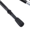 1Pair 5Sections Folding Damping Alpenstock Inner Lock Telescopic Hiking Walking