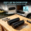 E227 2.25" RV Door Stop, Black Rubber 2 1/4' Door