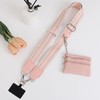 RENUIS Phone Strap with Zippered Pouch, Clip and Go, Adjustable