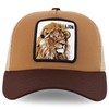 Trendy Apparel Shop 5 Panel Animal Design Square Embroidered Trucker