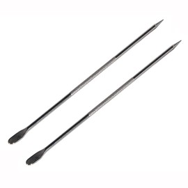 ANCLLO 2pcs 304 Stainless Steel Coffee Art Pen Barista Cappuccino Espresso Coffee Decorating Latte Art Pen Fancy Cafe Tool