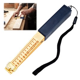 Door Gap Measuring Tool, Wedge-Shaped Vernier Feeler Gauge 1-15mm Fire Door Gap Gauge Checker Tool, Feeler Gauges Door Gap Measuring Engineering Ruler for House Engineering Inspection Flatness - 0.2mm