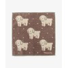 AfternoonTea Living JP07 Hand Towel, Toy Poodle, Mini Towel, Brown