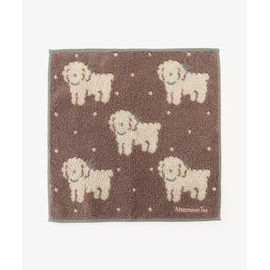 AfternoonTea Living JP07 Hand Towel, Toy Poodle, Mini Towel, Brown