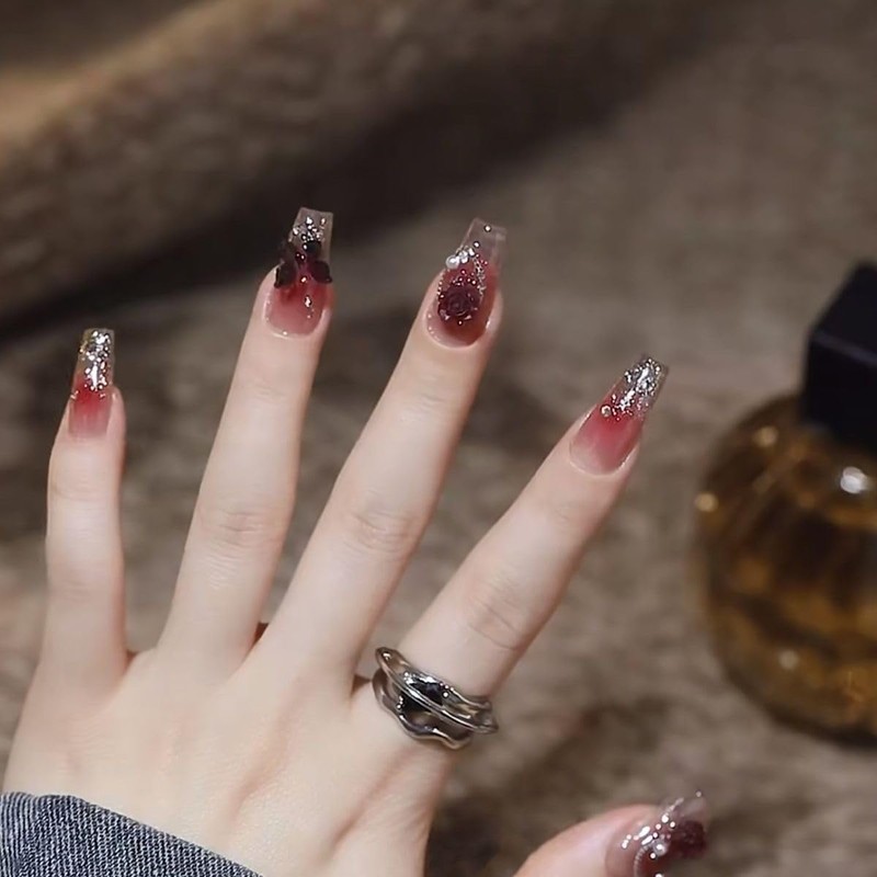 XUZOO 24 Nail Tips, Nailtips, Short and Long, Cute, Stylish,
