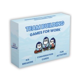 Team Building Games for Work – 200 Conversation Cards for Team Building. Fun Office Games and Conversation Starter Cards for Meetings and Group Activities. Ice Breakers Perfect for Work and School