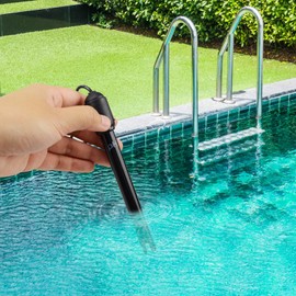 pH Electrode Probe with BNC Connector, 300cm Cable, 0-14 pH Range – pH Probe for Water, Long Body Replacement Electrode Sensor for pH Meter, Controller, Water Testing Tool