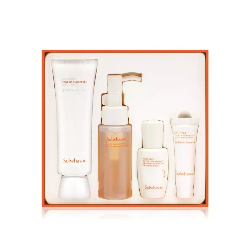Sulwhasoo 설화수 상백선크림 기획세트 톤업선크림 기획세트 Sulwhasoo Sangbaek Sun Cream