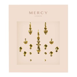 Gigi Gold Bindi ✮ Crystal Indian Bindi Face Jewels Gold Multi Packet