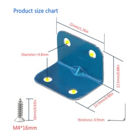 Angle Brackets 30 Pcs,L Sleeper Brackets Metal Corner Braces, Stainless Steel Right Angle Braces Bracket for Wood,Fix and Repair for Indoor and Outdoor Wooden Furniture,Fences,Windows(Silver)