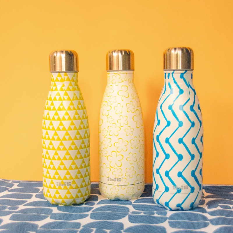 IBILI - Mosaic Thermal Jug, Lemon Yellow, 350 ml, 18/10