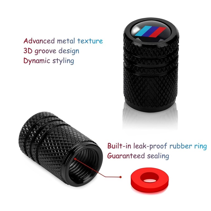 Car M 3 Color Tire Valve stem Covers Tire Valve