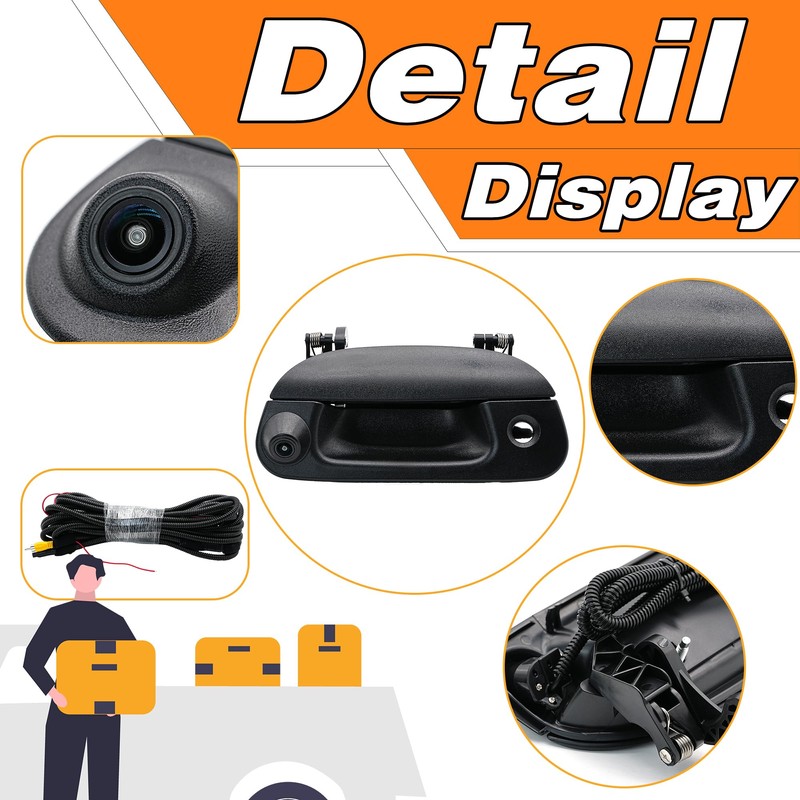 Backup Camera Tailgate Handle Compatible with Ford F-150 1997-2003 /