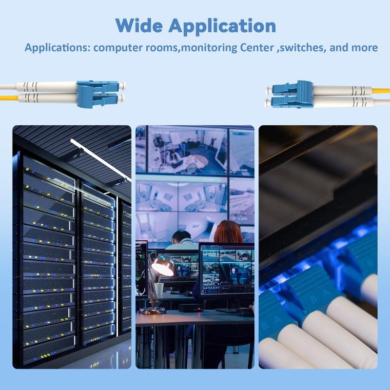 CHunreegow LC to LC Fiber Patch Cable, OS2 Single Mode