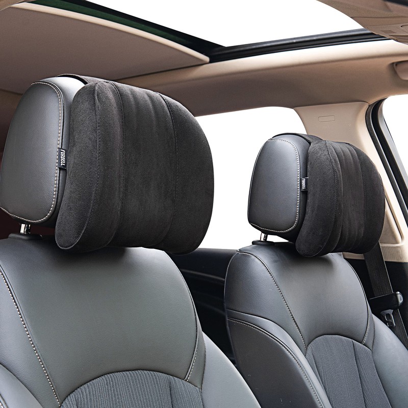 Forbell Premium Memory Foam Car Neck Pillow with Washable Cover