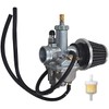 Carburetor with Air Filter Replacement for Bayou 220 Klf220 Klf 220 1988-1998 Bayou Klf 250 2003-2011