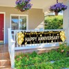 Happy Anniversary Decoration Anniversary Party Banner Happy A nniversary Fabric
