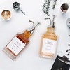 BathAce Coffee Syrup Dispenser for Coffee Bar, Clear Glass Syrup