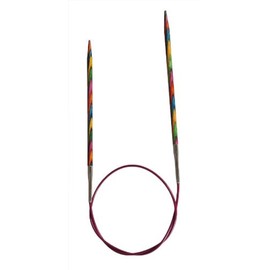 KnitPro KP20315 40 cm x 8 mm Symfonie Fixed Circular Needles, Multi-Color