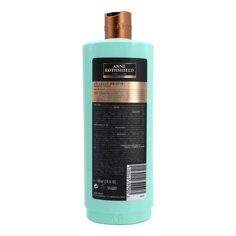 Shampoo Anne Rothshield Colágeno Y Biotina700 Ml