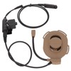 HD01 Motorcycle Unilateral Headset +U94 PTT Noise Cancellation Comfortable Military