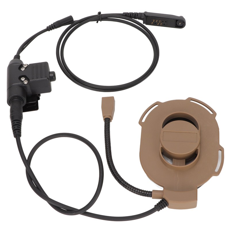 HD01 Motorcycle Unilateral Headset +U94 PTT Noise Cancellation Comfortable Military