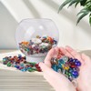 12 oz Flat Glass Pebbles for Vases, Glass Beads, Small