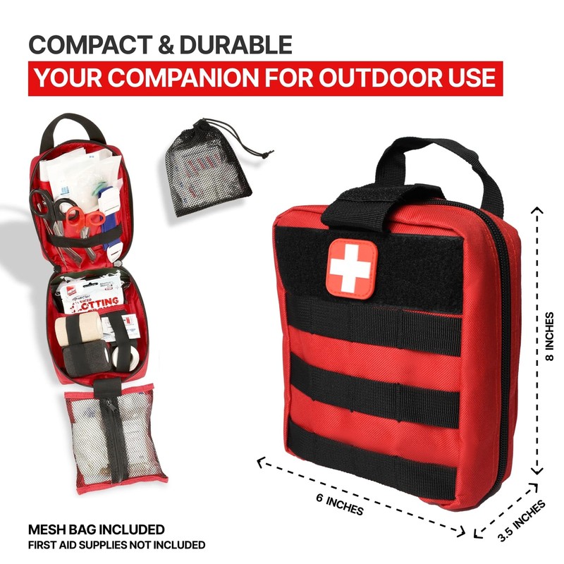 ORCA Tactical Rip-Away IFAK Trauma Kit Bag – First Aid