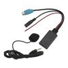 Car Bluetooth5.0 AUX Module Handsfree Mic ABS Wearproof Antiaging for