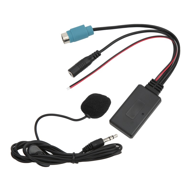 Car Bluetooth5.0 AUX Module Handsfree Mic ABS Wearproof Antiaging for