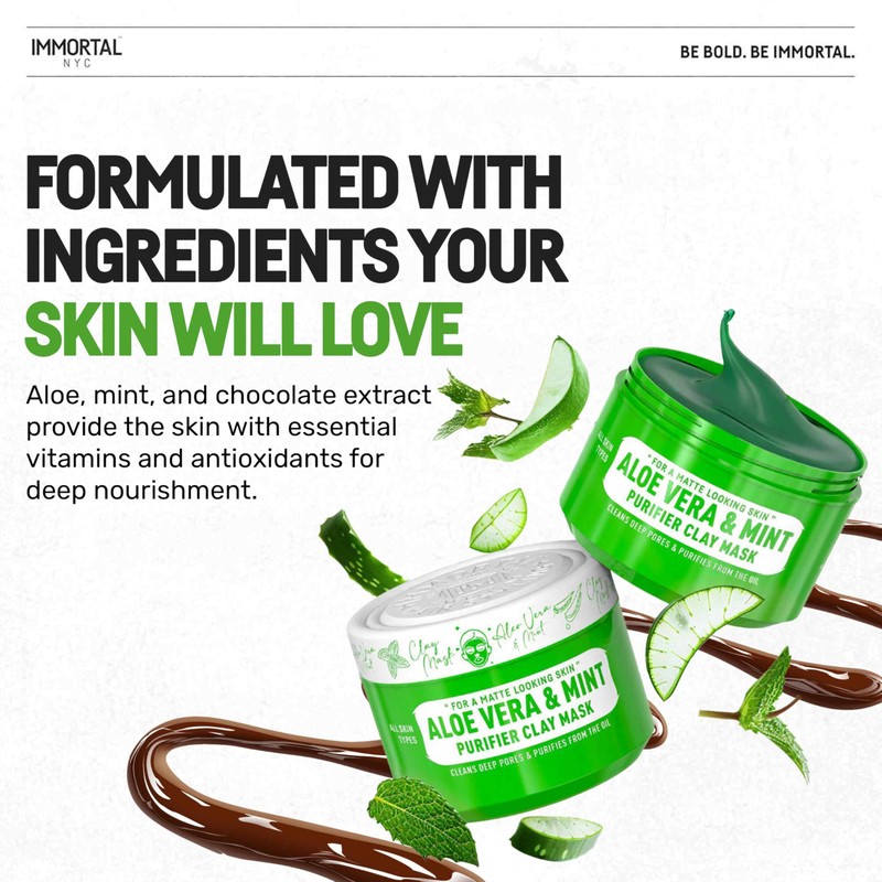 Immortal NYC Immortal NYC Aloe Vera & Mint Purifier Clay