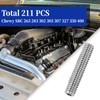 Stainless Steel Small Block Engine Hex Bolt Kit Compatible with