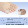 Povihome Pinky Toe Splint Protector Gel Little Toe Separator Guards