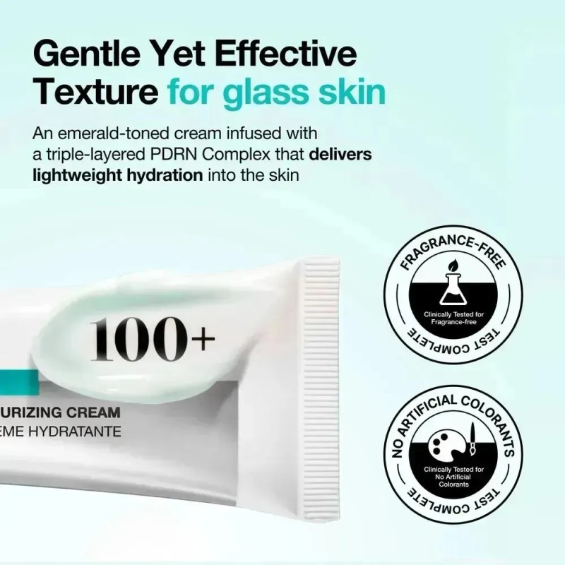 Crema Facial Hidratante Con Ácido Hialurónico 100+