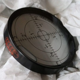 Metal Large Spirit Bubble Level (New) 60mm Diameter, Degrees, Circular, Surface Level - Metal Housing, Bulls Eye Bullseye Vial Round (Supplied in a Gift Box).