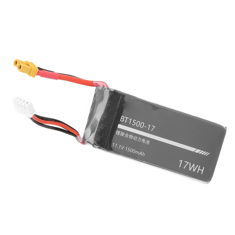 RC 1500mAh Lipo Battery 11.1V Provide Strong Power XT30 Output