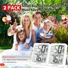 Ayawiss 2-Pack Room Thermometer Indoor Hygrometer for Home, Temperature Humidity