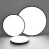 LED Ceiling Light Fixture, Black Thin LED Ceiling Lamp,Surface Mount