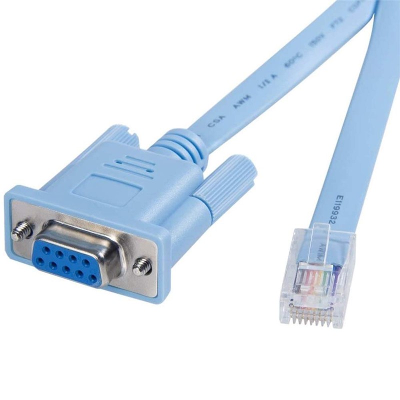 Console Cable RJ45 DB9 Female Cable Deear Compatible Cable 1.8m
